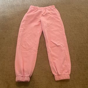 Pink brandy sweats